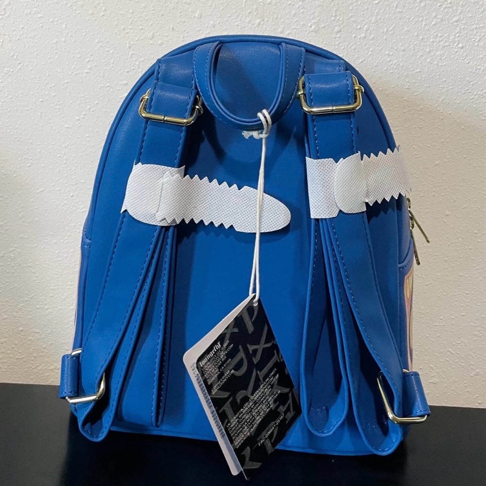 NWT Loungefly Disney Pixar Up Stained Glass Mini Backpack and Wallet. - Picture 4 of 5